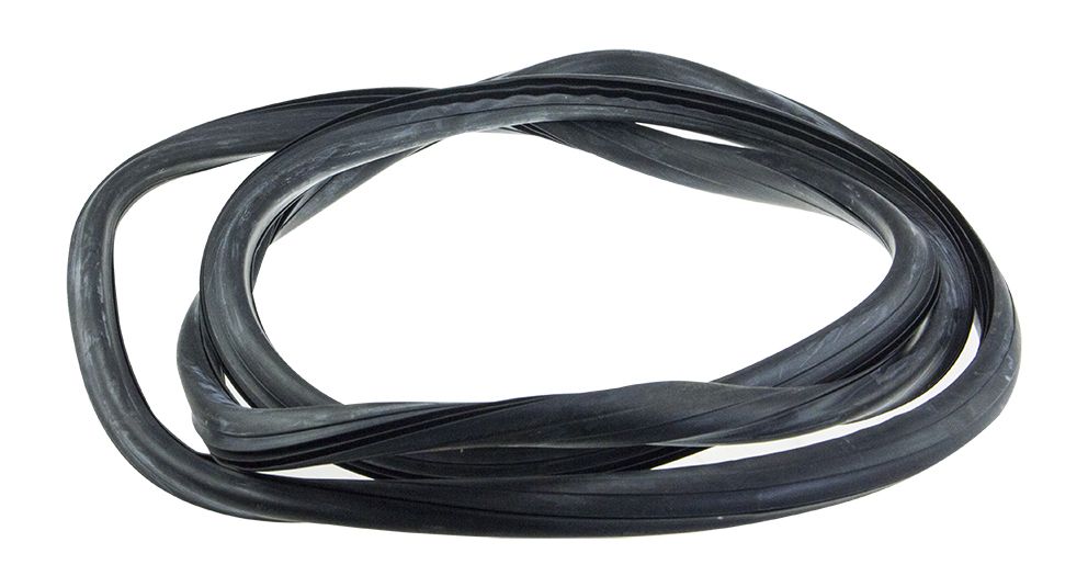 Front windscreen seal with no groove for chrome trim, fits for Golf MK1, Cabrio, Caddy, Jetta 845.171.121