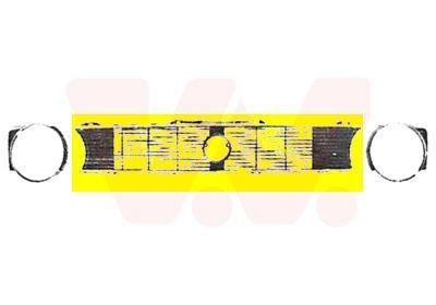 VAN WEZEL 5810510 Radiator Grille for VW GOLF, CADDY