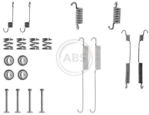 A.B.S. 0600Q Bremsbacken-Montagesatz für FORD ESCORT, ORION