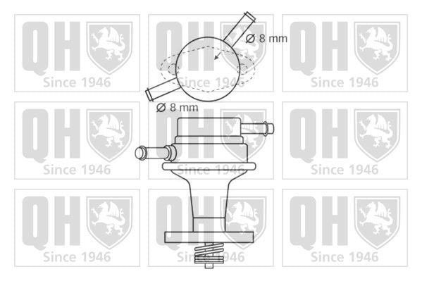 QUINTON HAZELL QFP88 Petrol pump FORD