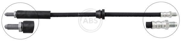 A.B.S. SL 3355 Bremsschlauch für FORD ESCORT, ORION 410 mm, AUSSEN M10x1.0